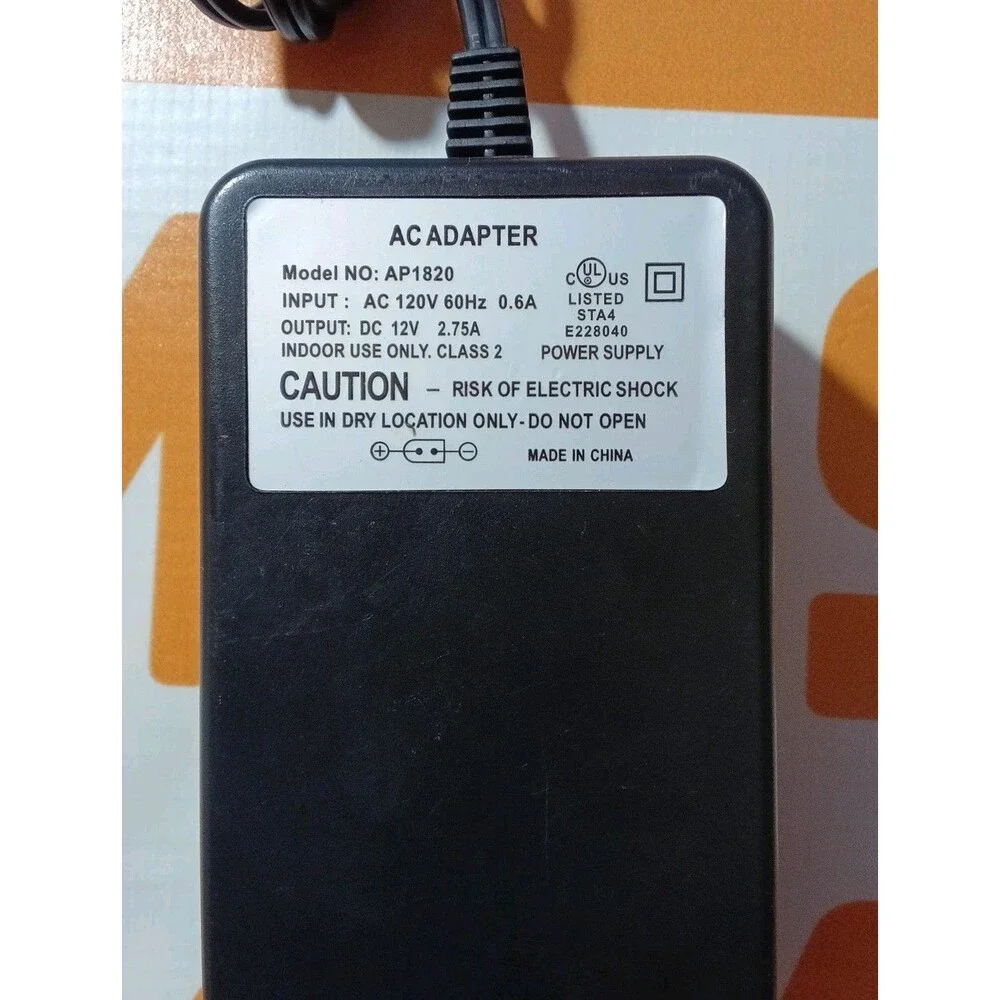 Intec Power Adapter for Nintendo GameCube AP1820 Tested Working
